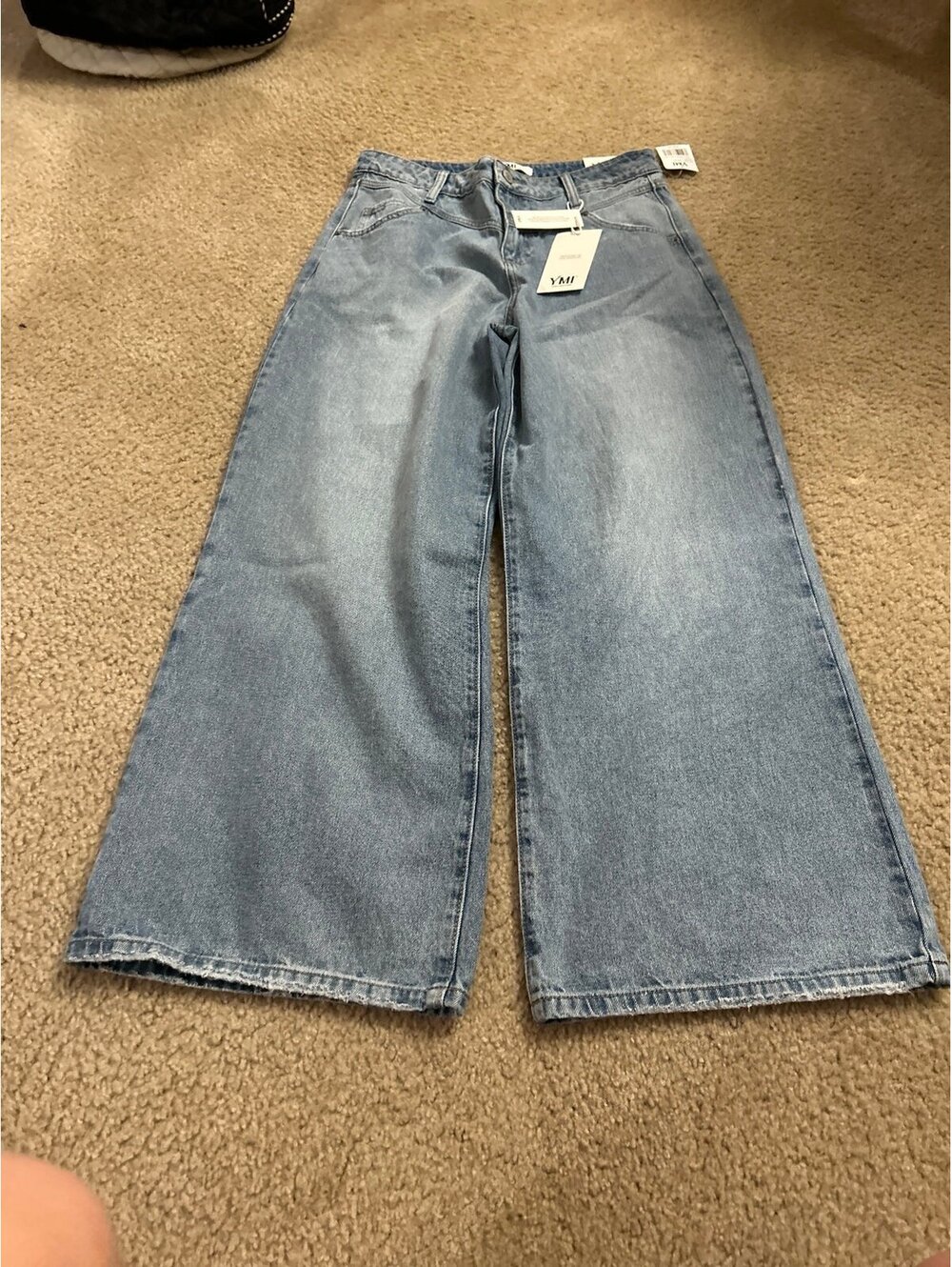 E293 5/27 baggy pants jeans extra wide comfy new unused
